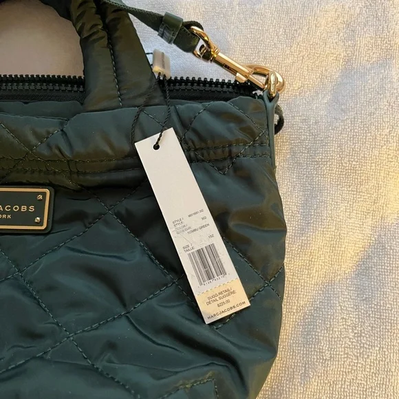 Marc Jacobs Dark Green Quilted Bag - Picture 5 of 11